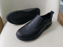 普步仕品牌真皮皮鞋男2026秋季新款時(shí)尚百搭頭層牛皮鞋一腳蹬軟底鞋子男 黑色-四季款 38 標準皮鞋碼 曬單實(shí)拍圖