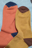貓人女士襪子女秋冬【100%純棉】中筒襪撞色透氣抑菌防臭休閑襪女5雙 曬單實(shí)拍圖