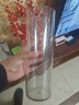 盛世泰堡花瓶水養插花瓶水培富貴竹客廳花瓶擺件直筒款10*30cm 曬單實(shí)拍圖