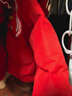 巴拉巴拉童裝兒童羽絨服女童2025新款紅色拜年服寶寶女寶保暖春裝國風(fēng)外套 曬單實(shí)拍圖