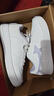 特步情侶男女板鞋小白鞋空軍一號春夏透氣耐磨百搭運動(dòng)板鞋休閑鞋 曬單實(shí)拍圖
