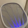 雅格(YAGE)電蚊拍充電式家用強力滅蚊燈滅蚊拍紫光誘蚊帶底座一拍兩用 曬單實(shí)拍圖