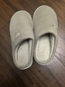 俞兆林（YUZHAOLIN）棉拖鞋男女居家用孕婦老人防滑保暖毛絨棉鞋 YR128 曬單實(shí)拍圖