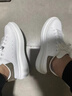 H8楚麥昆小白鞋2026新款情侶男女莆田運動(dòng)鞋子厚底增高白鞋經(jīng)典板鞋 白色【棕色尾】 42 男碼 曬單實(shí)拍圖