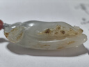 玉緣和田玉新疆白玉籽料獨籽佛手帶青花吊墜留皮色毛孔油潤揚州玉器廠(chǎng) 曬單實(shí)拍圖