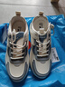 回力男鞋春季軟底運動(dòng)鞋厚底休閑鞋跑步鞋子男 米灰藍 42 曬單實(shí)拍圖