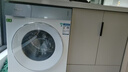 西門(mén)子（SIEMENS）iQ500小幸熨 10公斤變頻滾筒家用洗衣機 超氧空氣洗 蒸汽除皺 深層凈洗  臟污檢測 智能投放 WG54K7D00W 單洗 曬單實(shí)拍圖