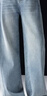 德瑪納【松弛教科書(shū)】春秋款慢工藝淺丹寧藍闊腿鐮刀牛仔褲女 曬單實(shí)拍圖