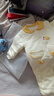 嬰兒加棉100克連體衣寶寶夾棉加厚秋冬裝哈衣連身衣爬服嬰幼兒童 灰色（黃領(lǐng)鴨寶100克棉連體） 80cm 曬單實(shí)拍圖