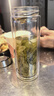 希諾（heenoor） 玻璃杯雙層官方直售男女士家用高檔泡茶杯透明隔熱車(chē)載水杯 本色-禮盒包裝290ml 曬單實(shí)拍圖