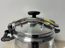 三角牌高壓鍋商用大容量特大號燃氣電磁爐通用壓力鍋防爆家用明火兩用 電磁爐明火 復底通用款34cm29L 34cm 曬單實(shí)拍圖
