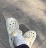 卡駱馳（CROCS）貝雅卡駱班洞洞鞋|205089 冬日白-1LI 40(250mm) 曬單實(shí)拍圖
