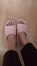 潔麗雅老人防滑拖鞋女士夏季室內家居家中老年浴室洗澡防臭家用涼拖鞋女 粉色 37-38 (標準碼) 曬單實(shí)拍圖