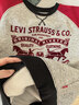 Levi's李維斯兒童裝男童加絨衛衣秋冬款洋氣拜年服長(cháng)袖上衣寬松潮衣服 【冬季加絨】大麗花紅 140 /68 【建議身高128-140cm】 曬單實(shí)拍圖