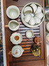 唐豐汝窯茶具整套帶茶盤(pán)功夫茶具套裝中式家用陶瓷泡茶壺蓋碗茶杯套裝 曬單實(shí)拍圖