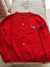 臻敘馬年大吉羊毛衫100%本命年紅色毛衣女卡通小馬生肖馬新年喜慶開(kāi)衫 曬單實(shí)拍圖