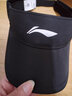 李寧（LI-NING）空頂帽男女遮陽(yáng)帽子太陽(yáng)帽跑步運動(dòng)防曬帽戶(hù)外速干馬拉松網(wǎng)球無(wú)頂 曬單實(shí)拍圖