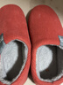 回力全包棉鞋男女士室內外穿冬季防滑棉拖鞋HLX0233紅色38-39碼 曬單實(shí)拍圖
