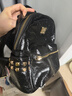 CK&WQ雙肩包女款鉚釘洋氣小女神節休閑時(shí)尚簡(jiǎn)約輕奢高級感旅游背包 小號鉚釘款黑色 無(wú)規格 曬單實(shí)拍圖