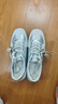 FED時(shí)尚徳訓鞋春季新款女鞋晨帖落珠休閑鞋銀色阿甘鞋女款YAB098 曬單實(shí)拍圖