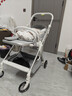 babycare折學(xué)大師嬰兒推車(chē)遛娃神器輕便可折疊可坐躺雙向溜娃 時(shí)光銀 曬單實(shí)拍圖