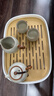拜杰茶盤(pán)茶托 瀝水托盤(pán)茶海放茶杯功夫茶具儲水瀝水盤(pán)托盤(pán) 長(cháng)方形大號 曬單實(shí)拍圖