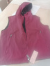 雙面穿馬甲女春秋新款疊穿寬松休閑連帽無(wú)袖坎肩背心上衣馬夾外套 酒紅色 【雙面穿】 XL 121-135斤 曬單實(shí)拍圖