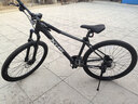 喜德盛山地自行車(chē)26款黑客500鋁合金車(chē)架24速單車(chē)27.5輪徑深灰白17英寸 曬單實(shí)拍圖
