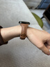 碼仕適用蘋(píng)果手表表帶女款春夏apple watch小蠻腰牛皮ultra3/iwatch s11/10/9/8/7/SE真皮淺棕38/40/41 曬單實(shí)拍圖