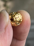 金至福銅錢(qián)紋黃金轉運珠女財源廣進(jìn)足金珠子送女友送男友本命年生日禮物 單顆金珠 約0.9克 （多退少補）不配證書(shū)不配首飾盒 曬單實(shí)拍圖