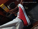 匡威（Converse）官方 All Star男女經(jīng)典美拉德低幫帆布鞋紅色101007 101007/紅色 39 曬單實(shí)拍圖