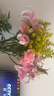 玫瑰百合花束水培插花瓶插【玫瑰+百合+向日葵+配草】家用鮮花 混色多色 粉玫瑰10枝+粉百合6朵+向日葵1枝+配草20枝 曬單實(shí)拍圖