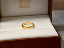 周生生永系列 心心相印黃金戒指Amore愛(ài)慕足金開(kāi)口戒活口戒78036R計價(jià) 3.87克(含工費130元) 曬單實(shí)拍圖