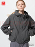 優(yōu)衣庫女裝休閑連帽短外套26春夏新款481600 07 青灰色 L 曬單實(shí)拍圖