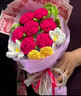 初朵廣志給美伢花針織手工蠟筆小新永生花束生日禮物結婚紀念日成人禮 曬單實(shí)拍圖