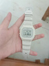 復古風(fēng)手表【卡西歐平替】鬧鐘氣質(zhì)韓版簡(jiǎn)約電子手表男女士學(xué)生兒童七彩多功能帥氣小眾情侶防水 白色 曬單實(shí)拍圖