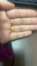 周大福圓形六爪鉆石造型黃金戒指女13號約4.55g EOF1857生日禮物 曬單實拍圖