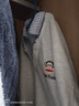 大嘴猴（paul frank）長(cháng)袖t恤男春秋季假兩件拼接衛衣男寬松翻領(lǐng)情侶裝外套 淺灰色 M 曬單實(shí)拍圖