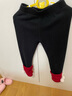 瑪米瑪卡（MOMOCO）女童打底褲童裝冬季加絨內搭褲子時(shí)尚舒適打底褲 黑色 110 曬單實(shí)拍圖