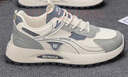 回力男鞋春季軟底運動(dòng)鞋厚底休閑鞋跑步鞋子男 米灰藍 40 曬單實(shí)拍圖