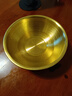 胖東來(lái)同款銅碗銅餐具白癜風(fēng)純銅家用加厚飯碗銅勺子老式銅筷 黃銅 銅碗(口徑14CM) 曬單實(shí)拍圖