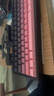 GANSS 3087TPro/3104TPro/3108TPro客制化機械鍵盤(pán)高斯三模RGB無(wú)線(xiàn)鍵盤(pán)藍牙2.4G有線(xiàn)熱插拔辦公游戲鍵盤(pán) 3108TPro側透黑粉【下燈位三模RGB】 KTT靜音紅軸（辦 曬單實(shí)拍圖