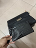 北狐女包真皮單肩斜挎女包軟皮包時(shí)尚百搭新款女神節女士包中年女包 黑色 曬單實(shí)拍圖