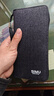 思牧帆布手拿包男士長(cháng)款拉鏈錢(qián)包青年商務(wù)錢(qián)夾鈔票袋男包情人節S6058 黑色 曬單實(shí)拍圖