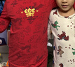 巴拉巴拉童裝兒童內衣套裝男童2026新款春秋季秋衣秋褲紅色睡衣新年季舒適 曬單實(shí)拍圖