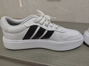 阿迪達斯（adidas）板鞋男鞋 2026春季新款運動(dòng)鞋低幫透氣休閑鞋耐磨輕便小白鞋 透氣小白鞋/現貨速發(fā)/熱銷(xiāo)款 41 （內長(cháng)255mm） 曬單實(shí)拍圖