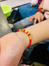 中國珠寶（Sino gem）馬年本命年紅繩黃金手鏈女足金五福馬三八婦女神節禮物送女友老婆 曬單實(shí)拍圖