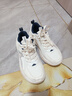 特步白色運動(dòng)鞋男鞋春夏防水防滑皮面休閑鞋子男士官方正品回彈跑步鞋 帆白【皮面】0033 39 曬單實(shí)拍圖