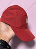 輕功（QINKUNG）馬拉松專(zhuān)業(yè)跑步帽子新款男女圓頂遮陽(yáng)防曬棒球帽2.0春夏新款 紅色 均碼（52-64cm） 曬單實(shí)拍圖