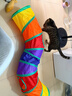 歡寵網(wǎng)貓玩具貓咪貓隧道彩虹鉆洞袋子迷宮通道逗貓自嗨神器解悶貓貓小貓 曬單實(shí)拍圖